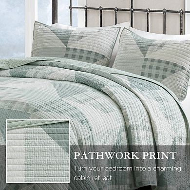 3-Piece King Coverlet Set, 90% Cotton Fill, Reversible, Pre-Washed for All Seasons