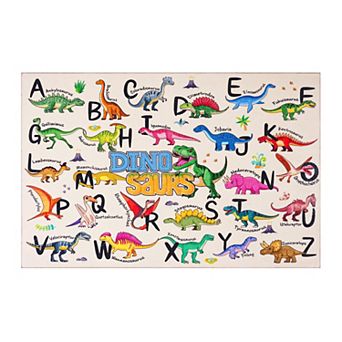 Machine Washable Kids Rugs for Playroom, Non-Slip Animal Printed Rug for Toddler Kids Room Decor Mat