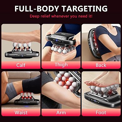 MYKKO 16-Head Body Massage Set, Deep Tissue Percussion Massager, 2600mAh
