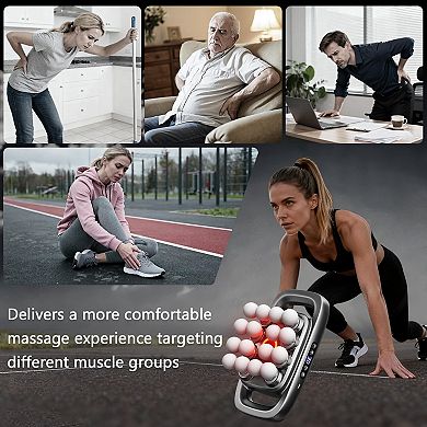 MYKKO 16-Head Body Massage Set, Deep Tissue Percussion Massager, 2600mAh