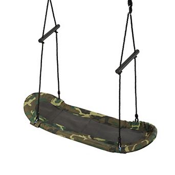 Saucer Tree Swing Surf with Adjustable Height for Kids and Adults