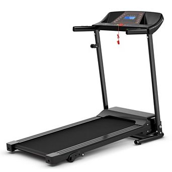 Foldable Treadmill for Home with LCD Display and 3 Level Incline