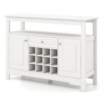 Buffet Sideboard Cabinet with Removable Wine Rack and Drawer