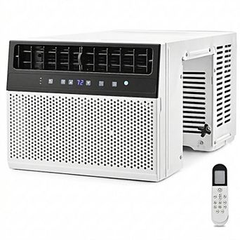 12000 BTU Window Air Conditioner with Remote for Up to 400 Sq Ft