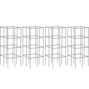 Garden Trellis 4 Pack Tomato Cage Plant Support for Climbing Plants