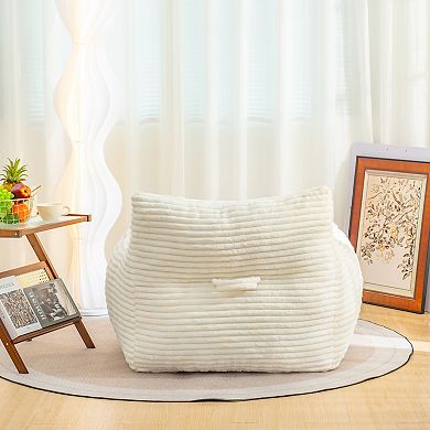 Aoolive Bean Bag Chair for Adults with Armrests - Oversized Comfy Beanbag Lounge Lazy Floor Sofa