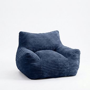 Aoolive Bean Bag Chair for Adults with Armrests - Oversized Comfy Beanbag Lounge Lazy Floor Sofa