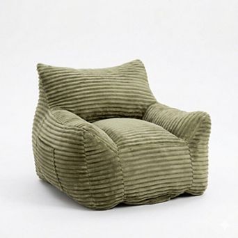 Aoolive Bean Bag Chair for Adults with Armrests - Oversized Comfy Beanbag Lounge Lazy Floor Sofa