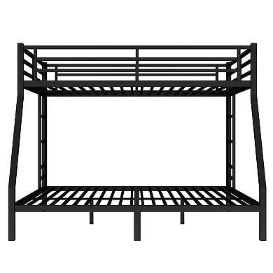 Aoolive Metal Queen over King Bunk Bed for Teens and Adults,Space-Saving/Noise Reduced