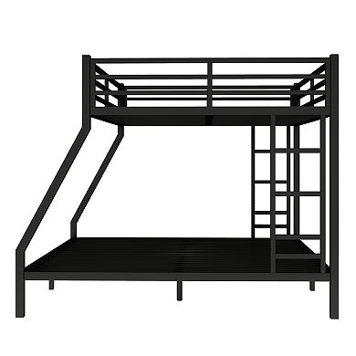 Aoolive Metal Queen over King Bunk Bed for Teens and Adults,Space-Saving/Noise Reduced