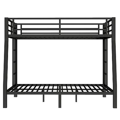 Aoolive Metal Full XL over Queen Bunk Bed for Teens and Adults,Space-Saving/Noise Reduced