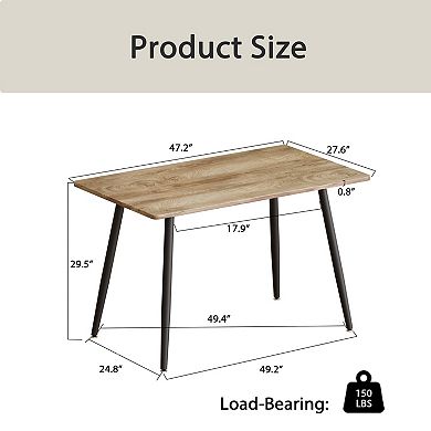 Small sized dining table, computer desk, office desk, kitchen table, for 4-6 Seat.