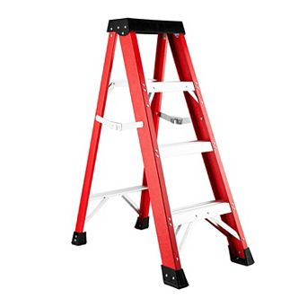 Fiberglass ladder, folding ladder, ladder in electrical engineering, insulating ladder