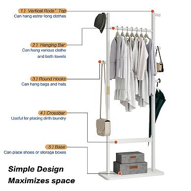 Solid wood hat rack, bag rack, sturdy and durable