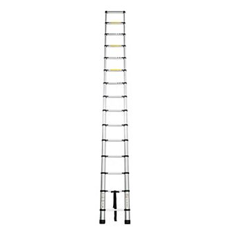 Tool, telescopic ladder 10.5FT, aluminum alloy folding ladder, load-bearing capacity 300 pounds