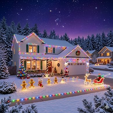 66FT 200LED 1800mAh Solar Rope Lights Outdoor, Waterproof with 8 Modes