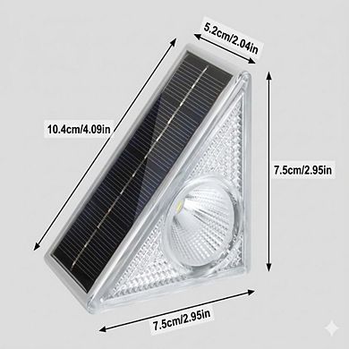 Solar Step Lights for Outdoor 6 Pack, Stair Lights