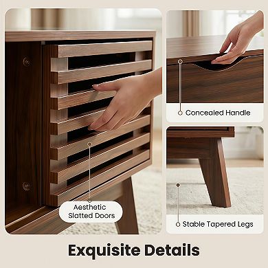 Lufeiya 35.4" Lift Top Coffee Table with Hidden Storage, Hydraulic Lift