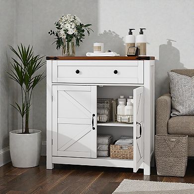Lufeiya Sideboard Buffet Cabinet with Drawer and Adjustable Shelf, Storage Cabinet for Kitchen