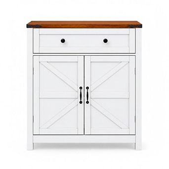 Lufeiya Sideboard Buffet Cabinet with Drawer and Adjustable Shelf, Storage Cabinet for Kitchen