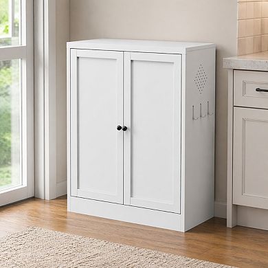Lufeiya Kitchen Pantry Cabinet with Adjustable Shelves for Dining Room or Apartment