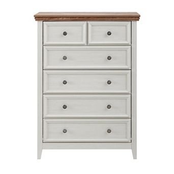 Heybly 6-Drawer Dresser, Storage Cabinet with Anti-Tipping Mechanism