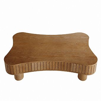 Heybly 42" Lift Top Coffee Table with Fluted Panels, Hidden Storage, Silent Hydraulic Lift