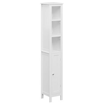 Lufeiya 66.92" Tall Bathroom Storage Cabinet with Adjustable Shelves and Anti-Tip Design