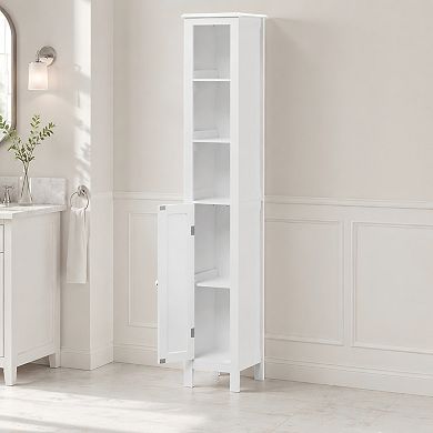 Lufeiya 66.92" Tall Bathroom Storage Cabinet with Adjustable Shelves and Anti-Tip Design