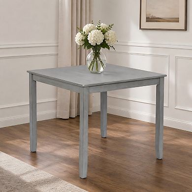Lufeiya 34.5" Wooden Square Modern Dining Table for Small Spaces or Kitchen