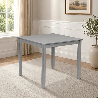 Lufeiya 34.5" Wooden Square Modern Dining Table for Small Spaces or Kitchen