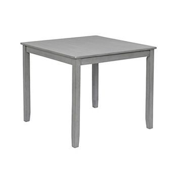 Lufeiya 34.5" Wooden Square Modern Dining Table for Small Spaces or Kitchen