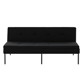 Lufeiya 3 Seater Sofa Bed with Adjustable Backrest and Metal Frame for Small Spaces