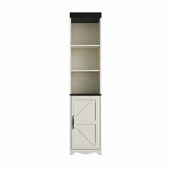 Lufeiya 70.86" Tall Wood Bookcase Storage Cabinet with 5 Shelves for Living Room