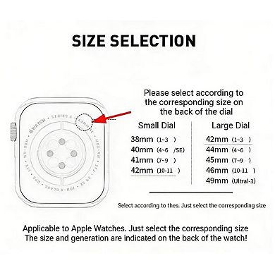 Silicone Magnetic Apple Watch Band - Minimalist & Easy to Use, Daily & Sports Use Fits 42mm