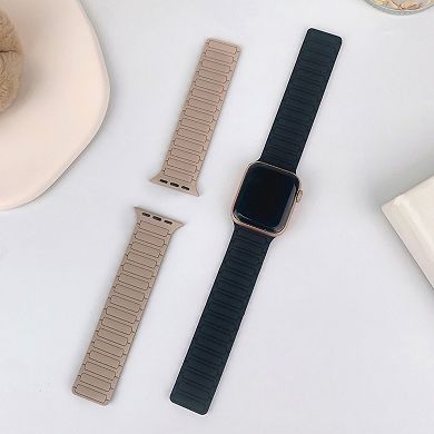 Silicone Magnetic Apple Watch Band - Minimalist & Easy to Use, Daily & Sports Use Fits 42mm