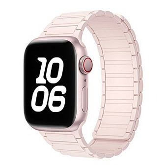 Silicone Magnetic Apple Watch Band,Minimalist & Easy to Use, for Daily Wear Fits 49mm