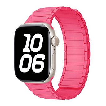 Silicone Magnetic Apple Watch Band,Minimalist & Easy to Use, for Daily Wear Fits 49mm