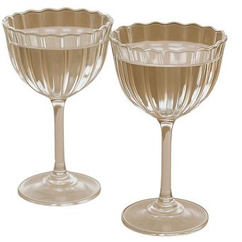 Kira Stemware Coupes Set of 2