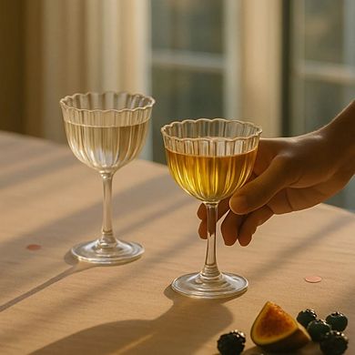 Kira Stemware Coupes Set of 2