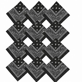 Live2Pedal 16 Paisley Cowboy Polyester Bandanas Multi-purpose Head Coverings