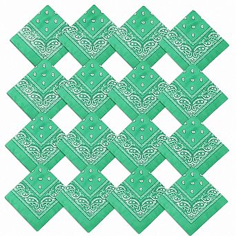 Live2Pedal 16 Paisley Cowboy Polyester Bandanas Multi-purpose Head Coverings