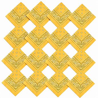 Live2Pedal 16 Paisley Cowboy Polyester Bandanas Multi-purpose Head Coverings