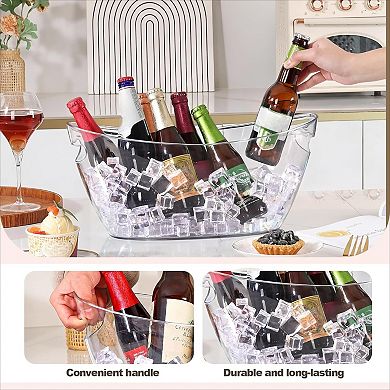 Ice Bucket 2 PCS Thickened for Parties and Mimosa Bar