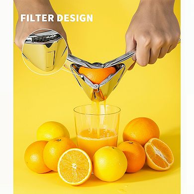 Heavy Duty Stainless Steel Lemon Squeezer Manual Juicer