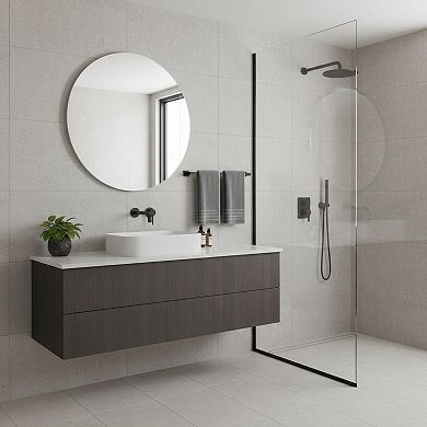 Matte Black 24 Inch Towel Bar 304 Stainless Steel Wall Mounted Bathroom Rack