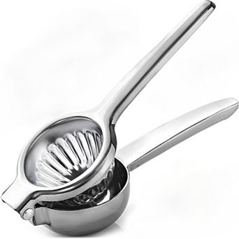 Stainless Steel Lemon Squeezer Heavy Duty Solid Metal Press