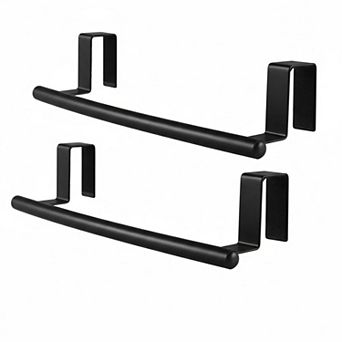Over The Door Towel Rack 2 Pack Metal Rustproof Scratch Resistant Curved Arc Quick Drying