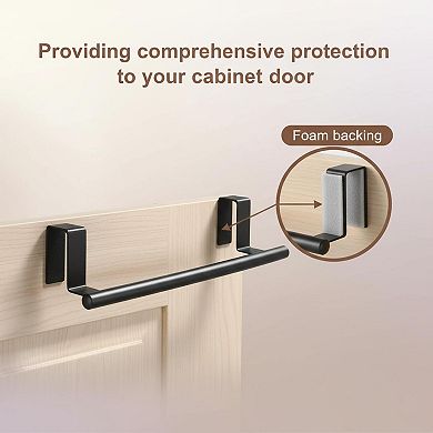Over The Door Towel Rack 2 Pack Metal Rustproof Scratch Resistant Curved Arc Quick Drying