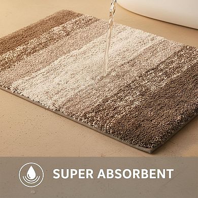 Bathroom Rugs Mat Extra Soft Absorbent Microfiber TP Rubber Backing Quick Dry Machine Washable